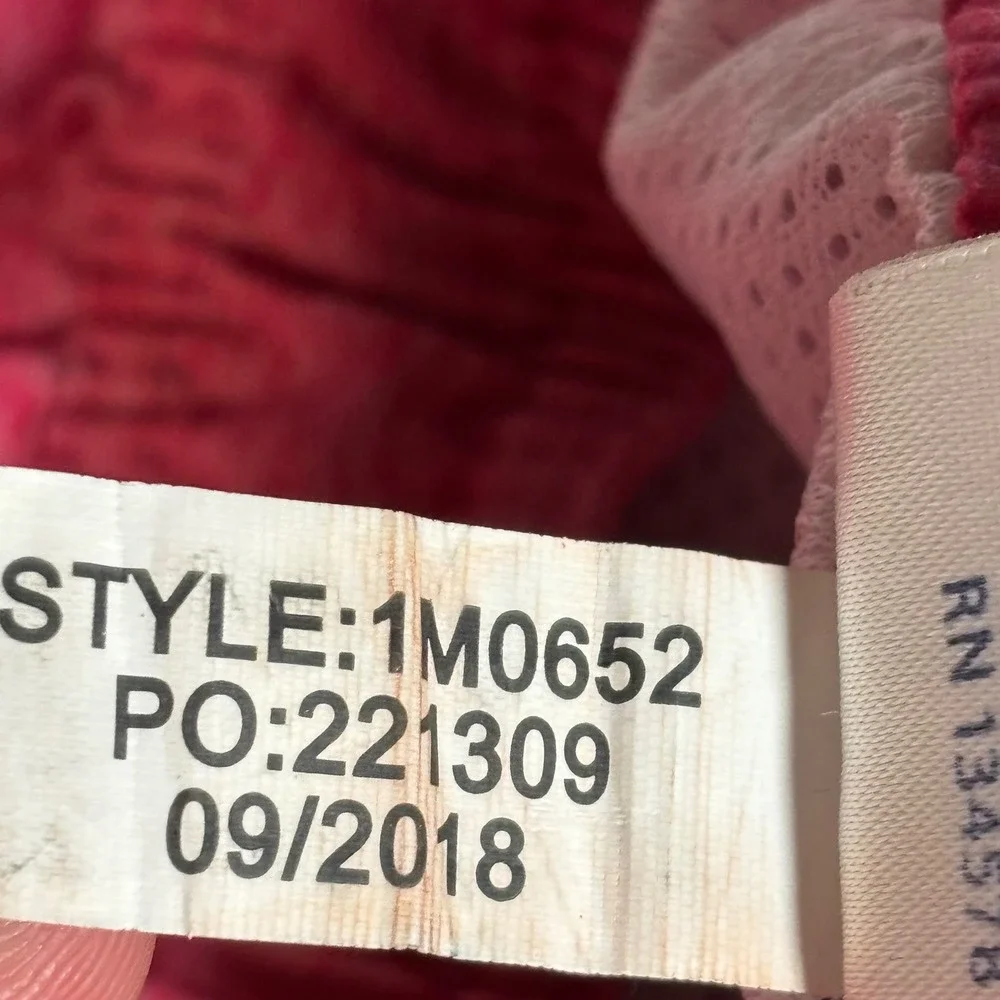 Vineyard Vines Swim Trunks Mens L Pink Blue Colorblock Preppy Lined Bathing Suit
